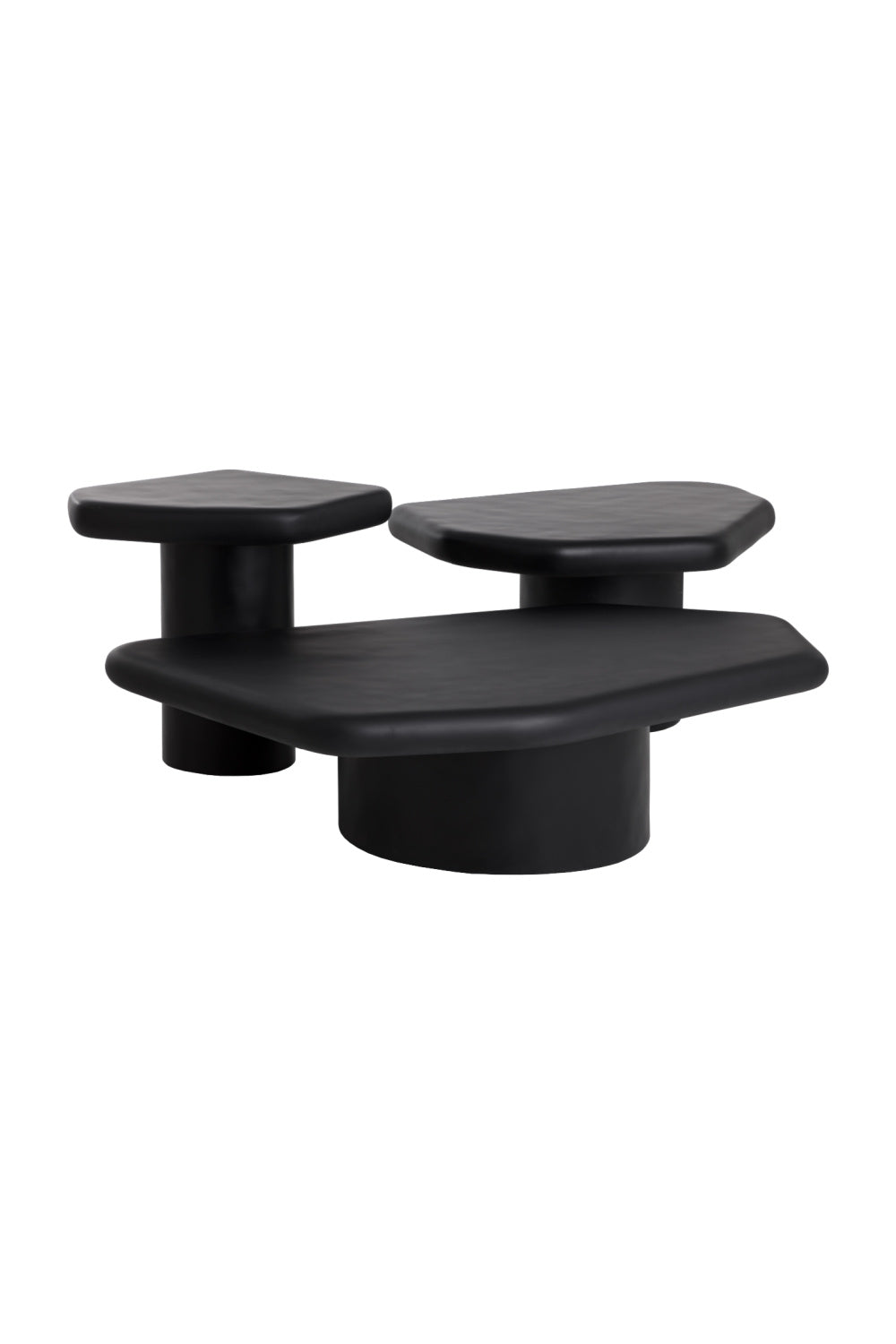 Modern European furniture - Black Concrete Indoor/Outdoor Coffee Table - www.oroa.com | Oroa.com