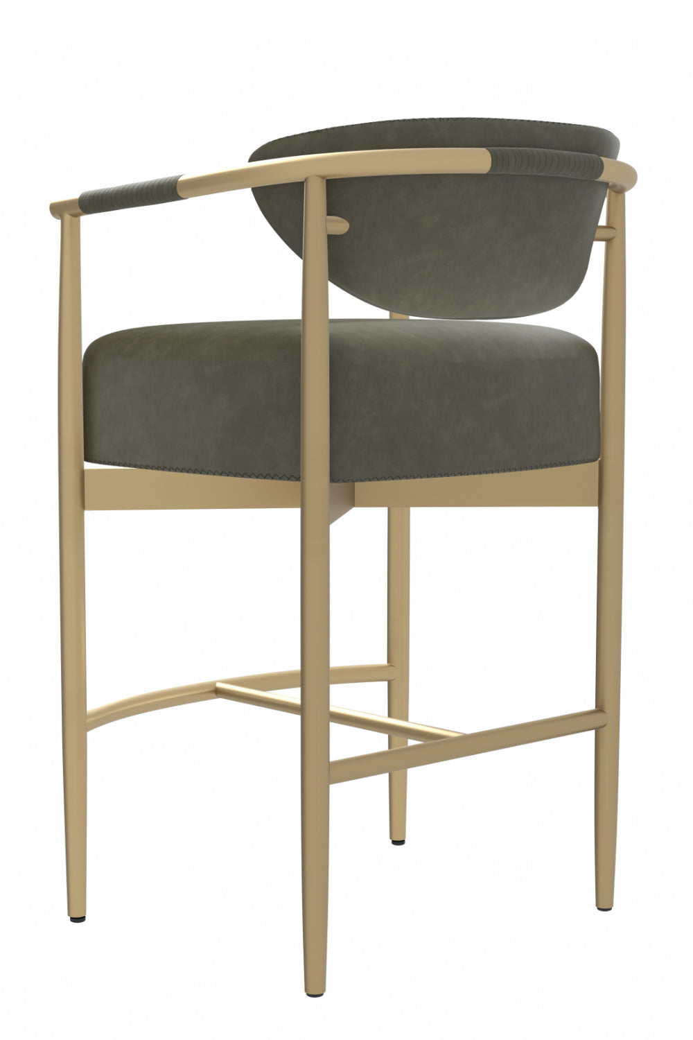 Modern European furniture - Curved Back Counter Stool - www.oroa.com | Oroa.com