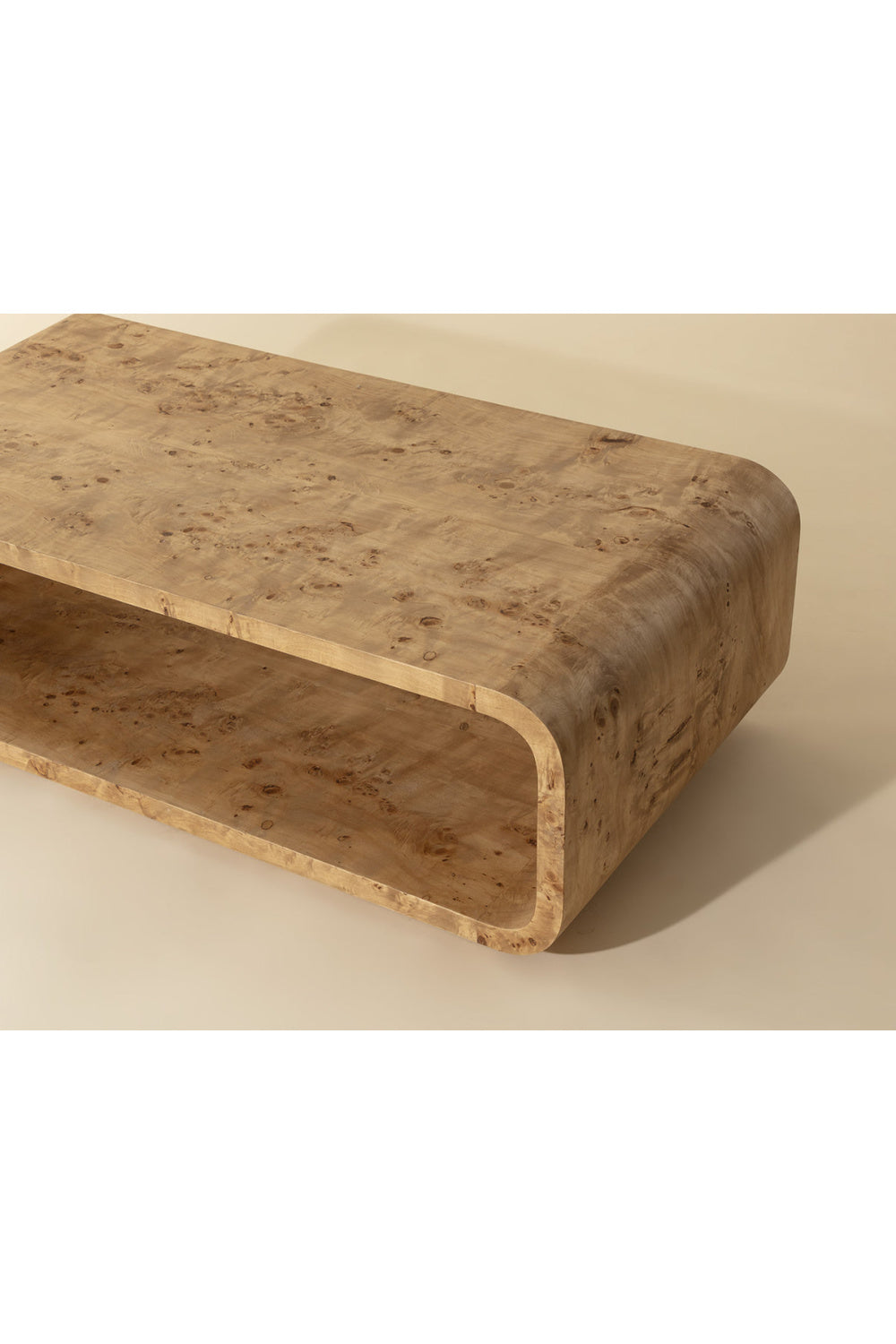 Modern European furniture - Burl Veneer Coffee Table - www.oroa.com | Oroa.com