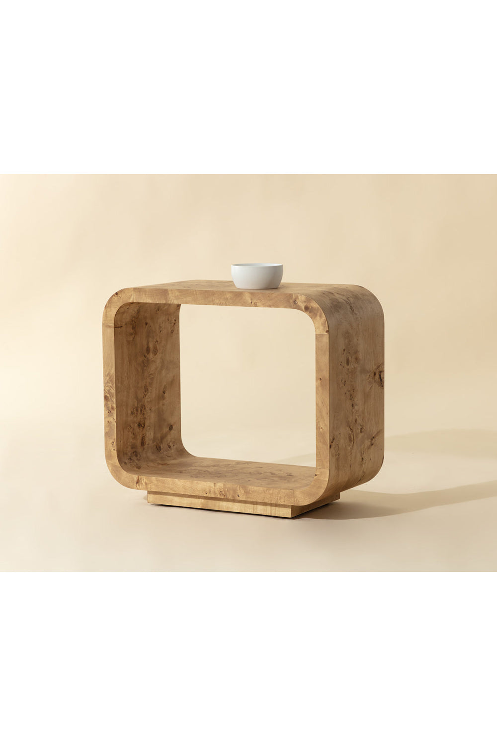 Modern European furniture - Burl Veneer End Table - www.oroa.com | Oroa.com