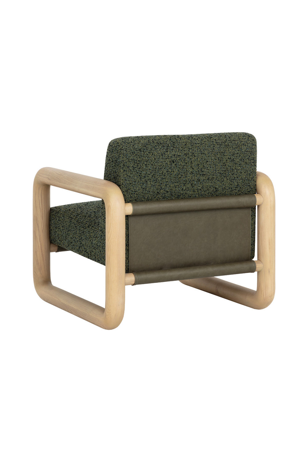 Modern European furniture - Green Textured Fabric Lounge Chair - www.oroa.com | Oroa.com