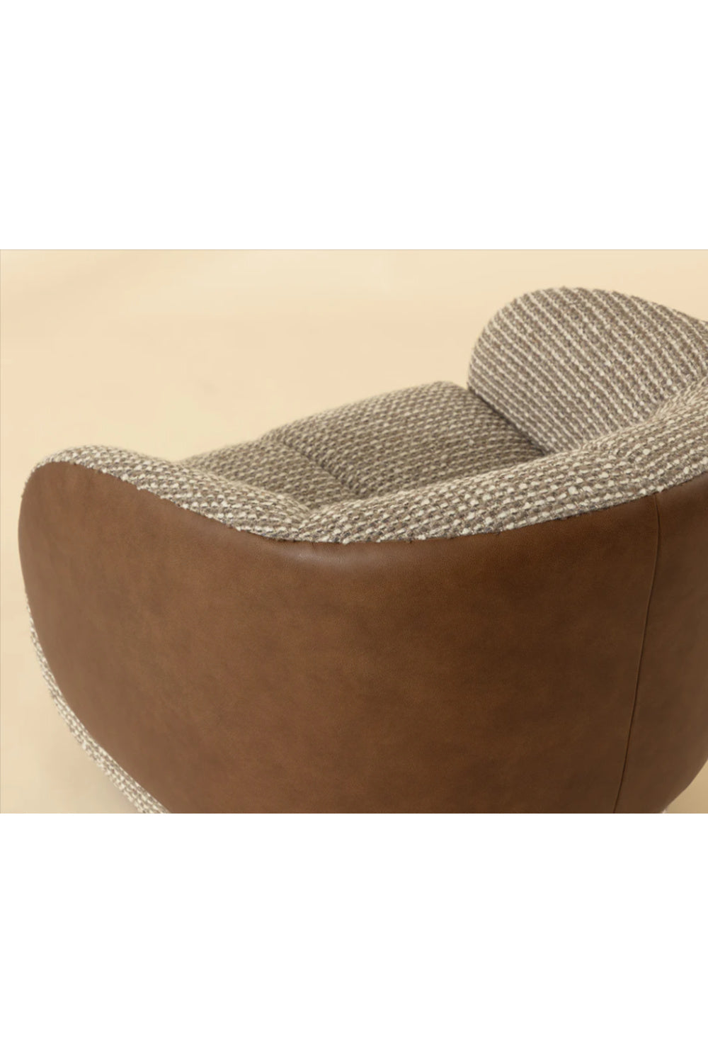 Modern European furniture - Boucle Swivel Lounge Chair - www.oroa.com | Oroa.com