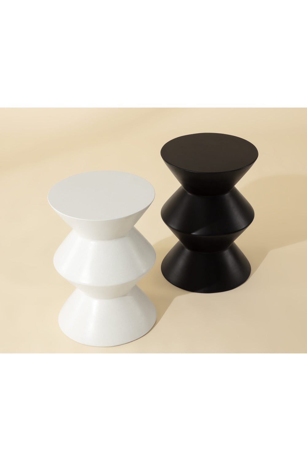 Modern European furniture - Layered Concrete Indoor/Outdoor End Table - www.oroa.com | Oroa.com