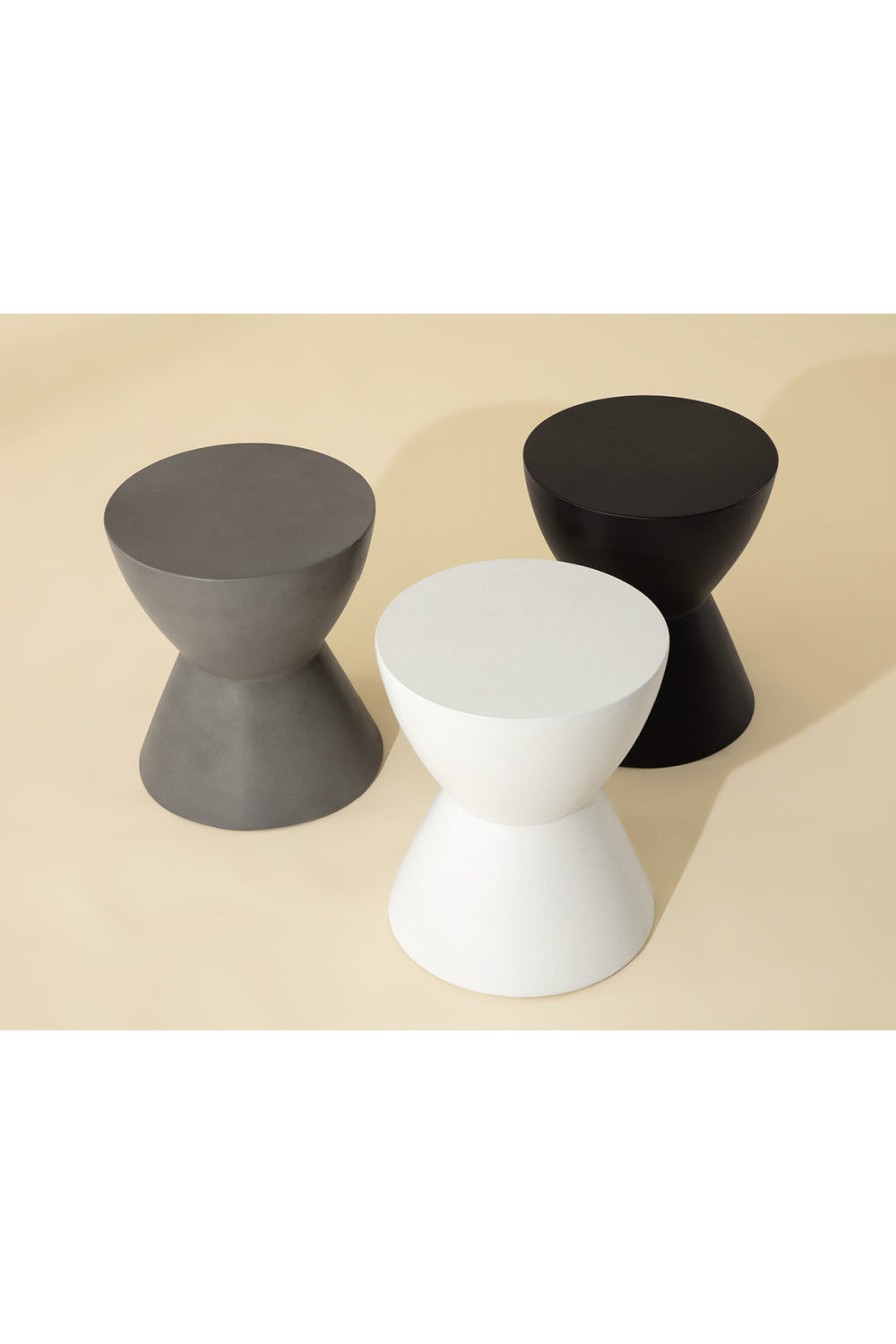 Modern European furniture - Hourglass Indoor/Outdoor End Table - www.oroa.com | Oroa.com