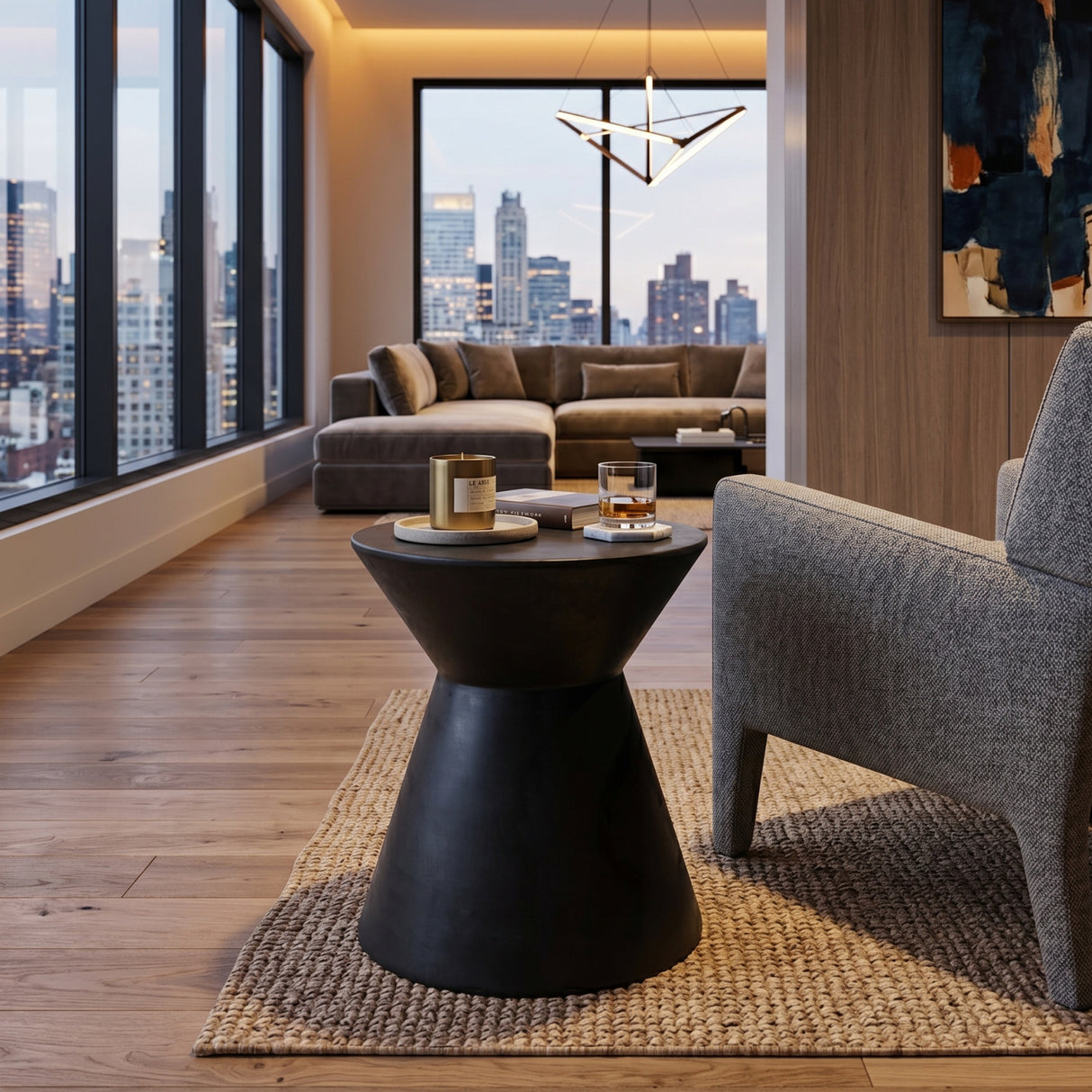 Concrete Indoor/Outdoor End Table | Oroa.com