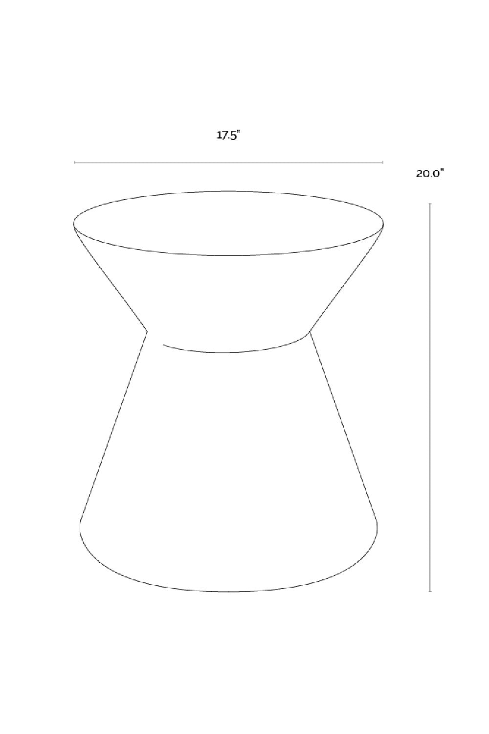 Modern European furniture - Concrete Indoor/Outdoor End Table - www.oroa.com | Oroa.com