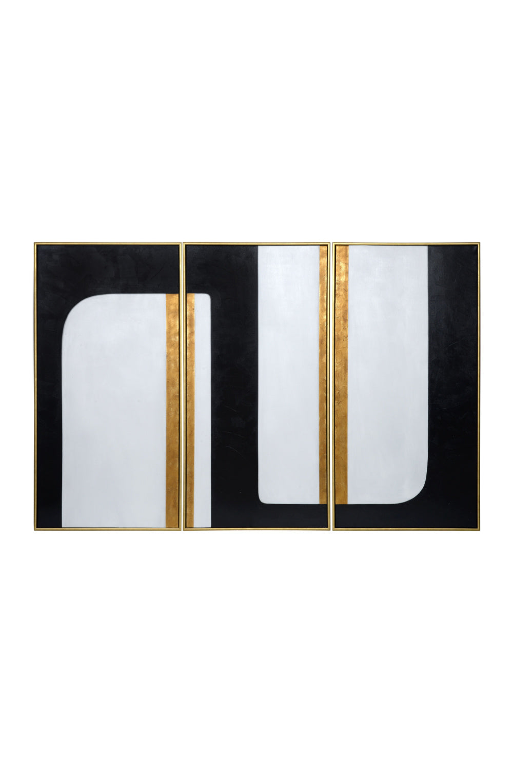 Modern European furniture - Refined Abstract Canvas Set (3) - www.oroa.com | Oroa.com