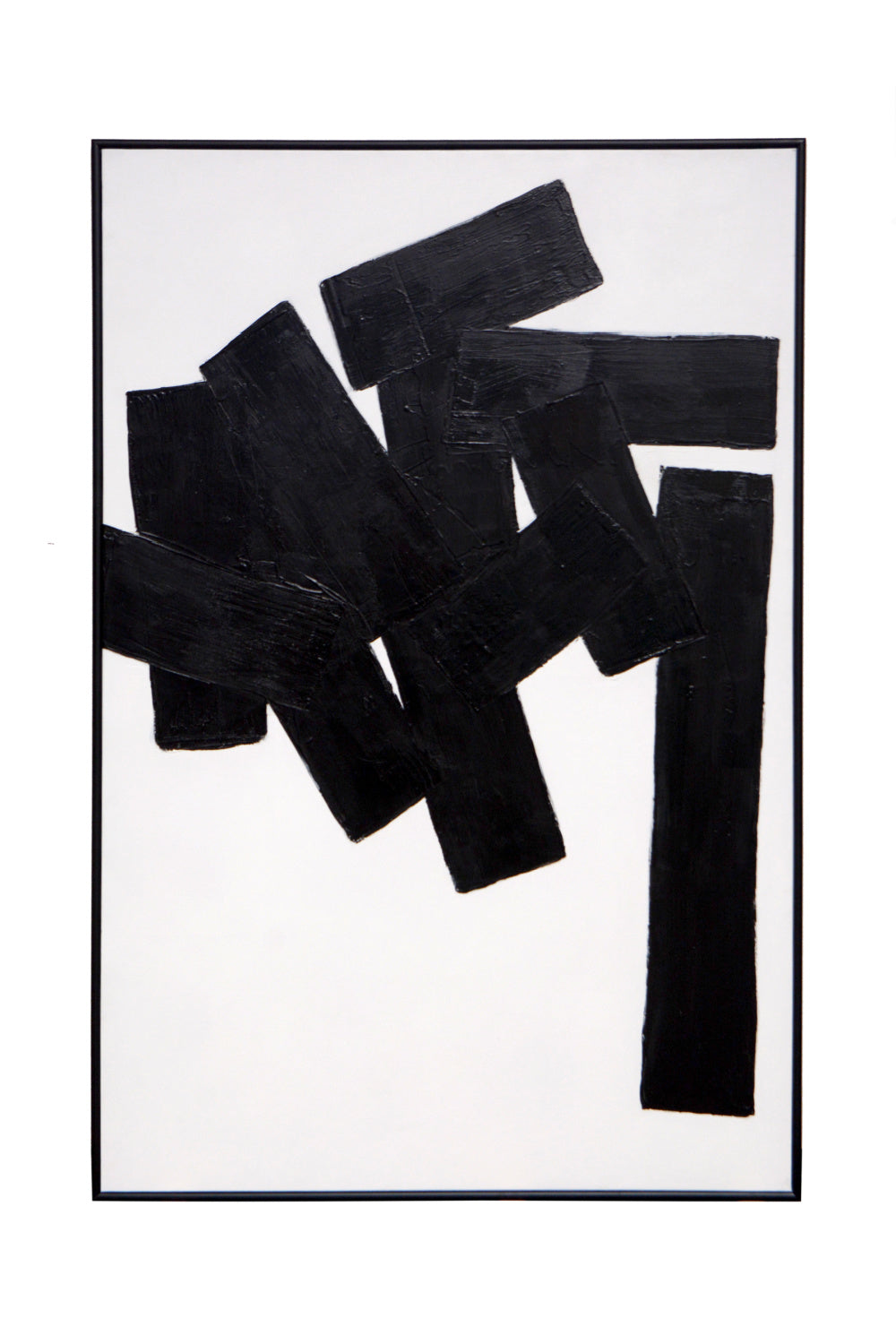 Modern European furniture - Black Abstract Painting - www.oroa.com | Oroa.com