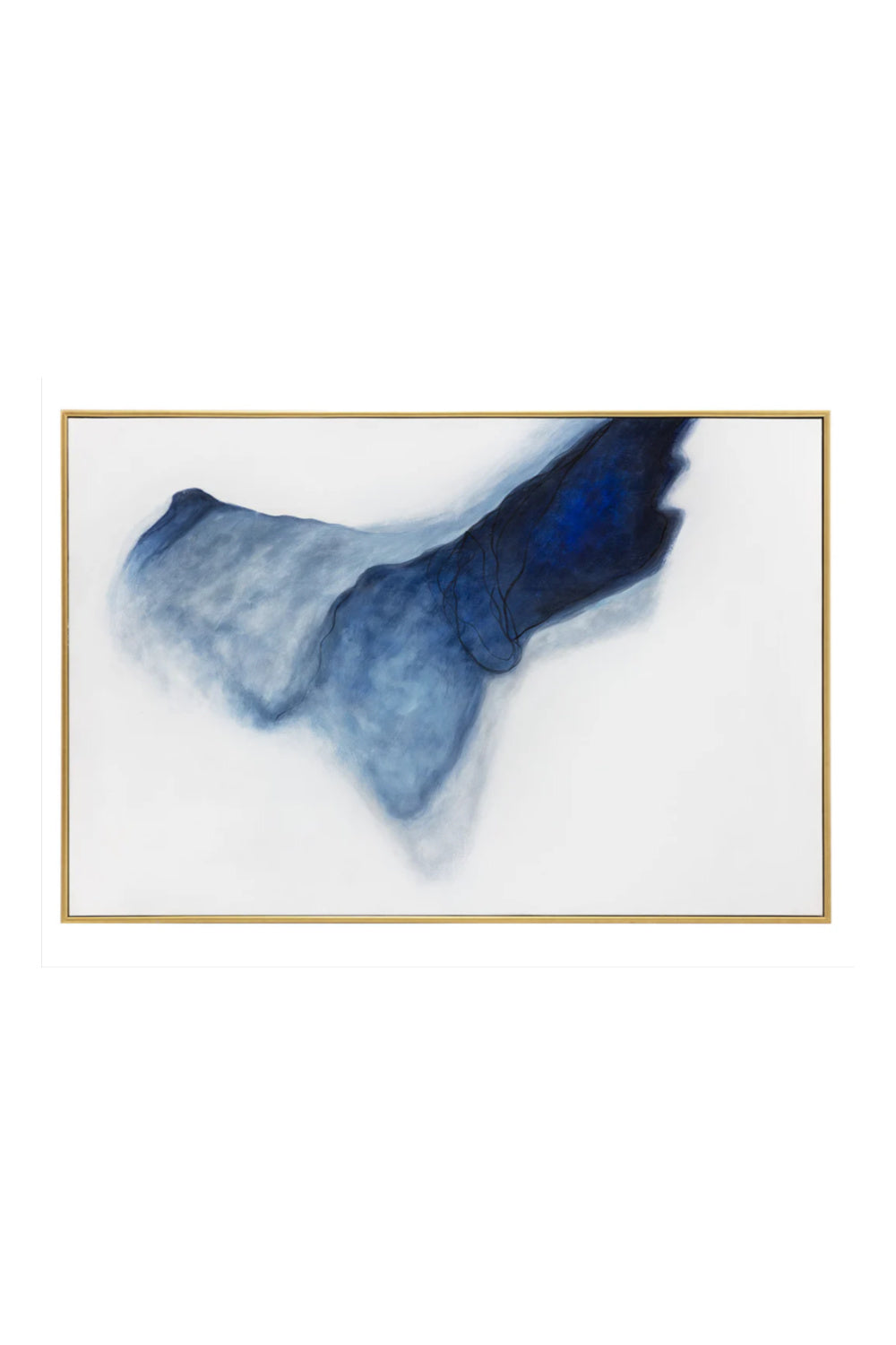 Modern European furniture - Blue Ombre Abstract Art - www.oroa.com | Oroa.com