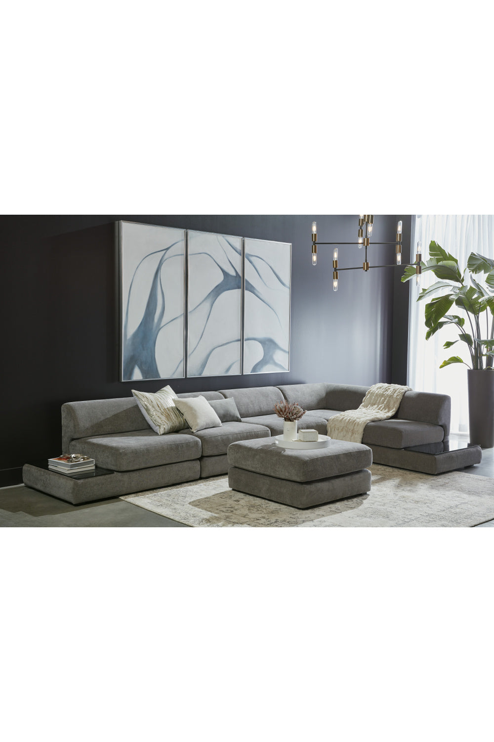 Modern European furniture - Triptych Abstract Wall Art Set (3) - www.oroa.com | Oroa.com