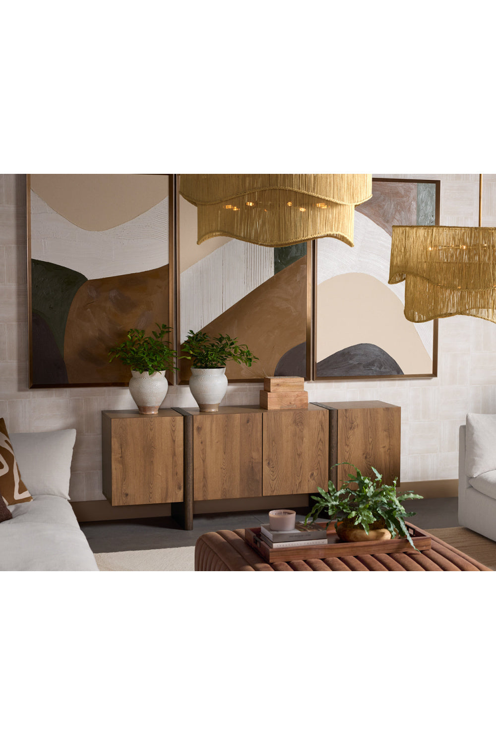 Modern European furniture - Earth-Toned Abstract Art - www.oroa.com | Oroa.com