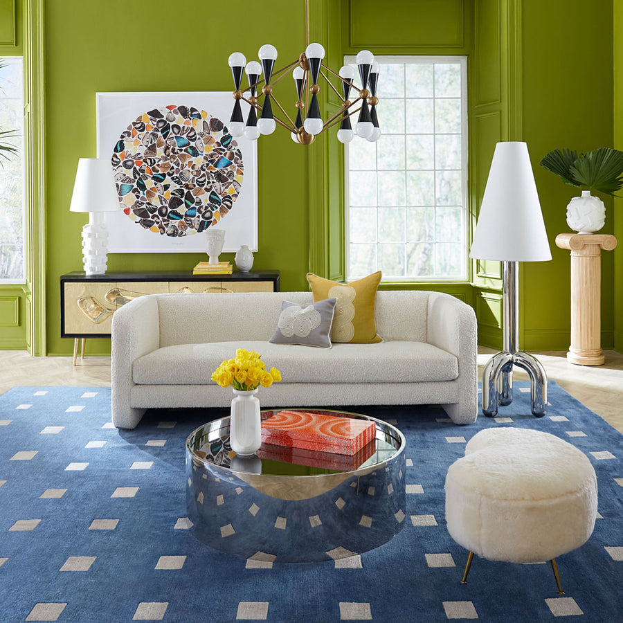 Polished Nickel Floor Lamp | Oroa.com