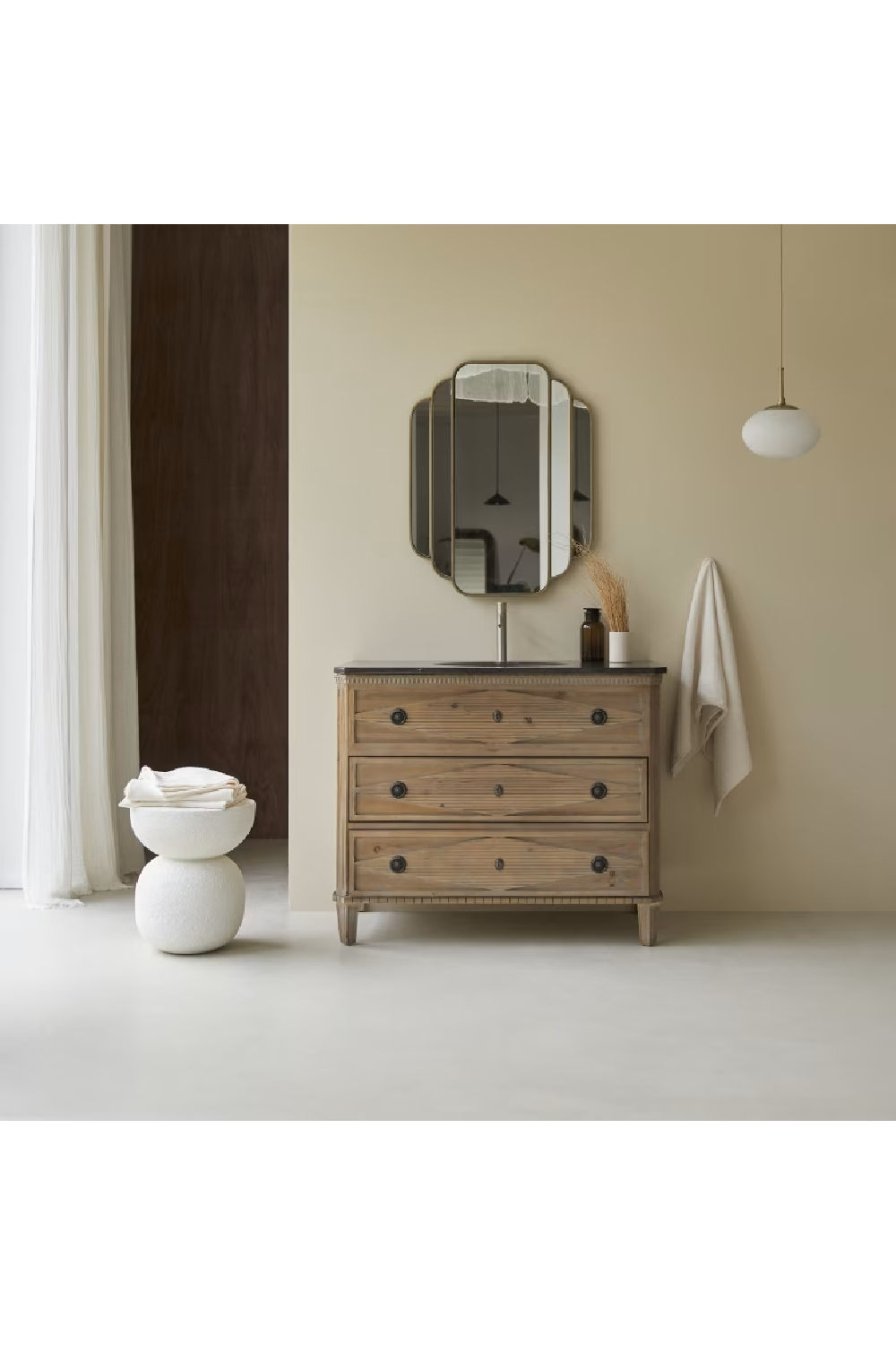Pine Modern Classic Vanity Unit | Oroa.com