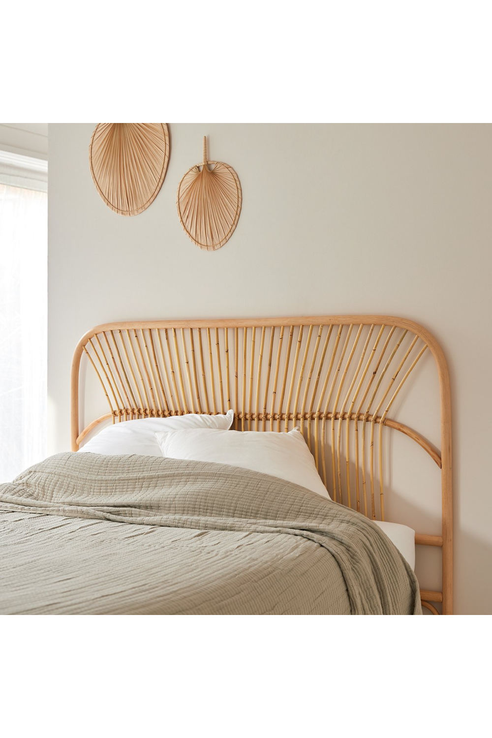 Rattan Queen Headboard 63" | Oroa.com