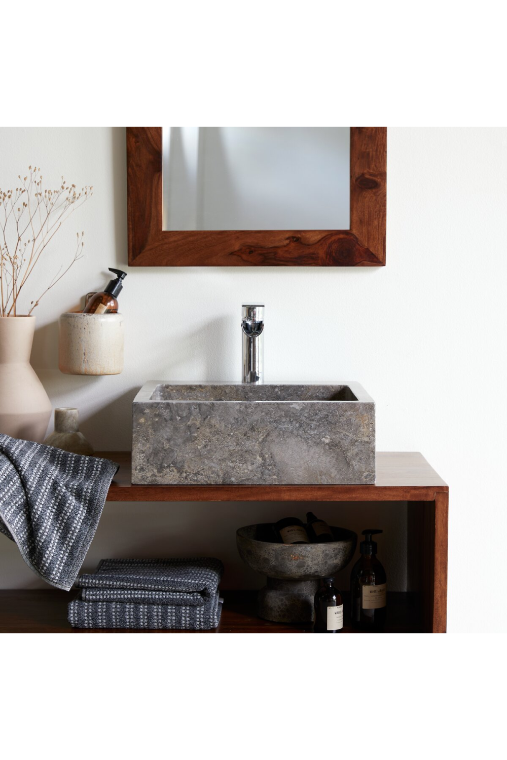 Gray Marble Bathroom Sink | Oroa.com
