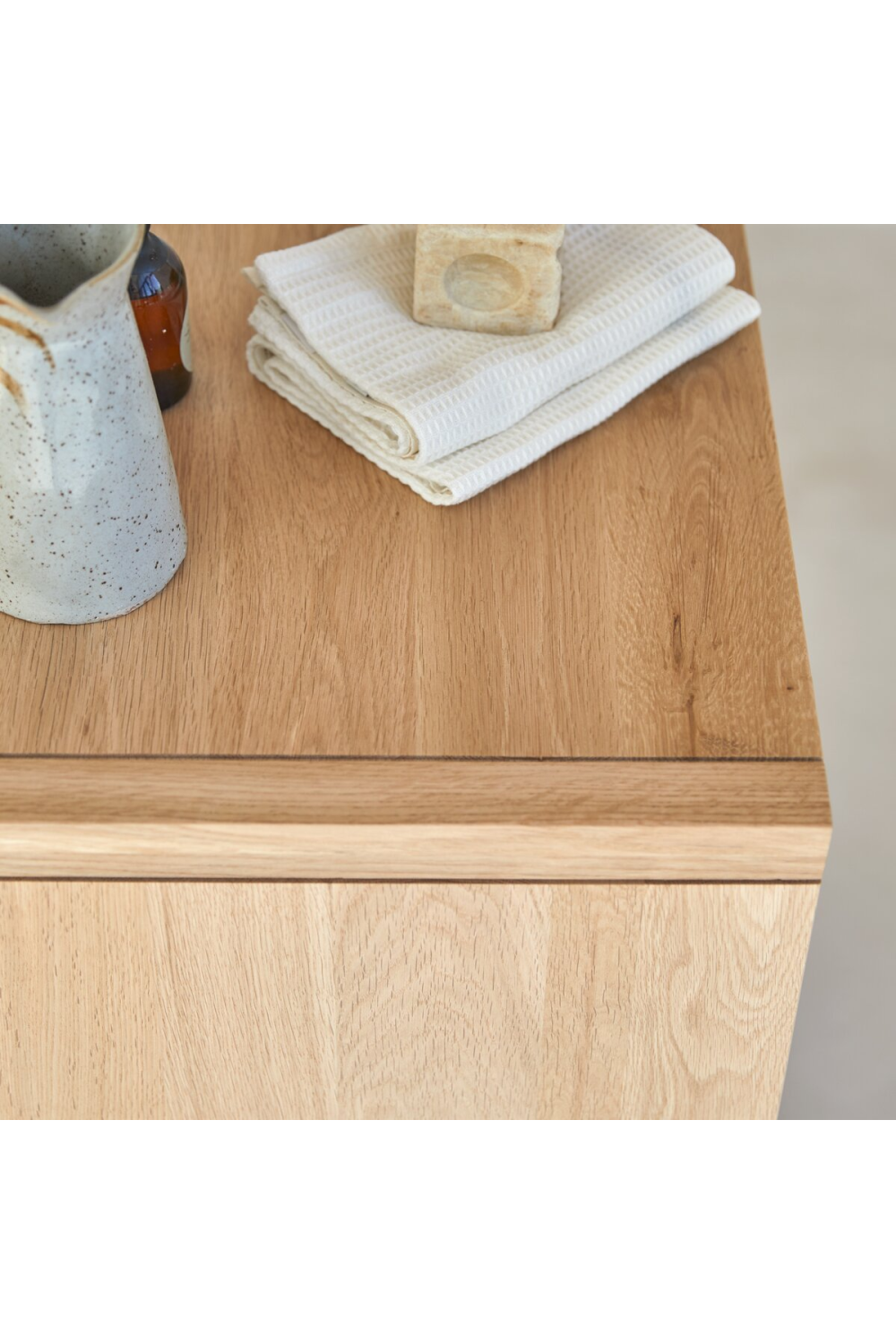Contemporary Oak Vanity Unit | Oroa.com