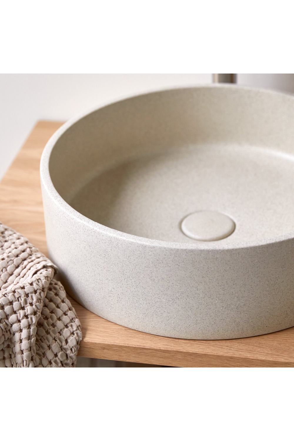Round Concrete Bathroom Sink | Oroa.com