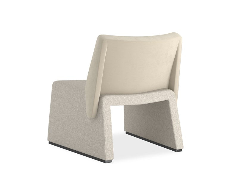 Suede Square-Back Side Chair | Oroa.com