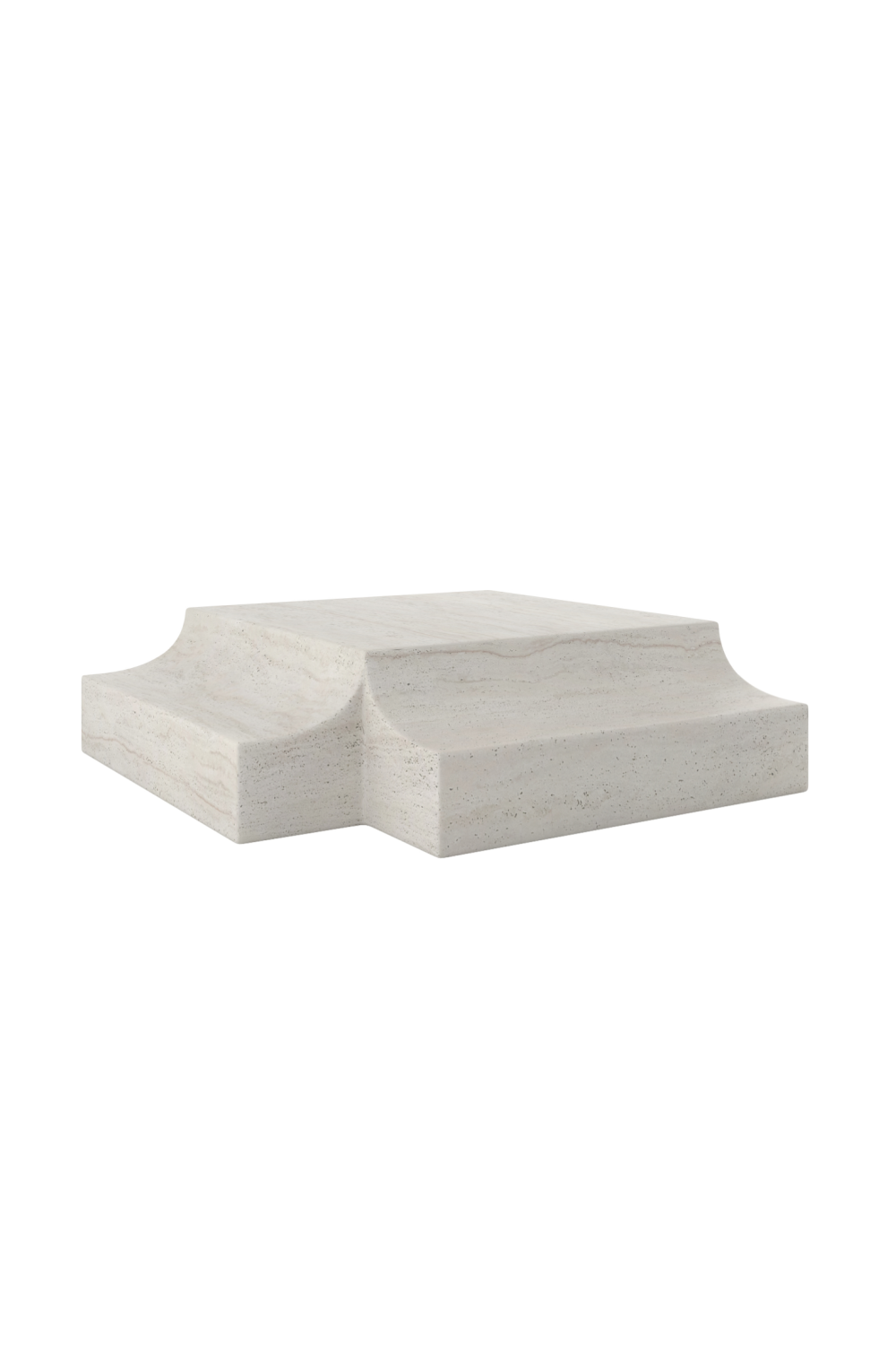 Travertine Corner Wedge Base | Oroa.com