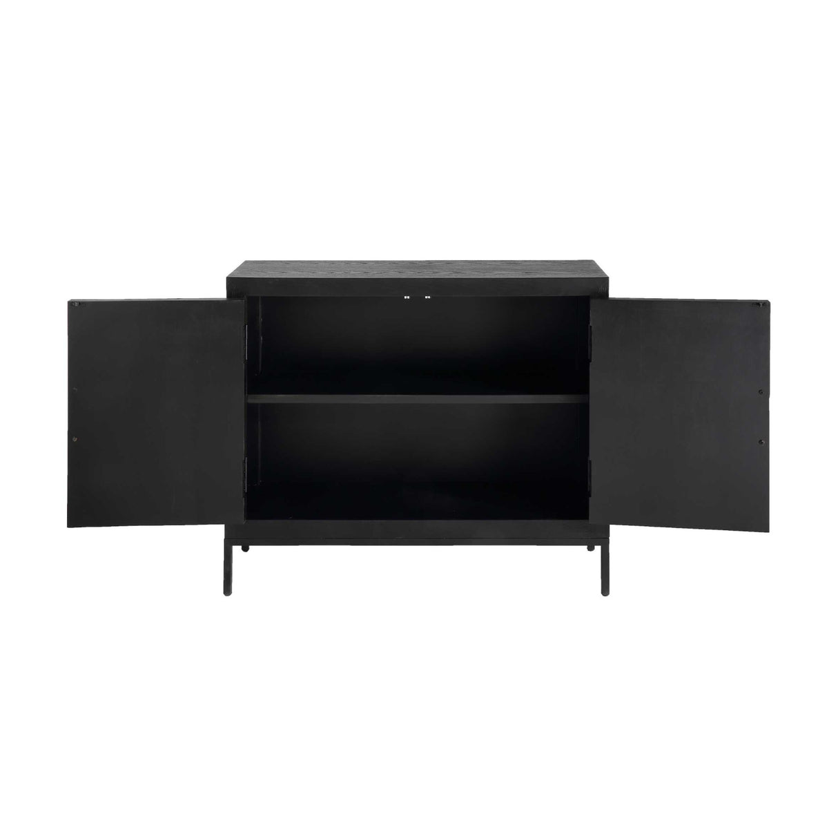2-Door Oak Veneer Cabinet | Oroa.com