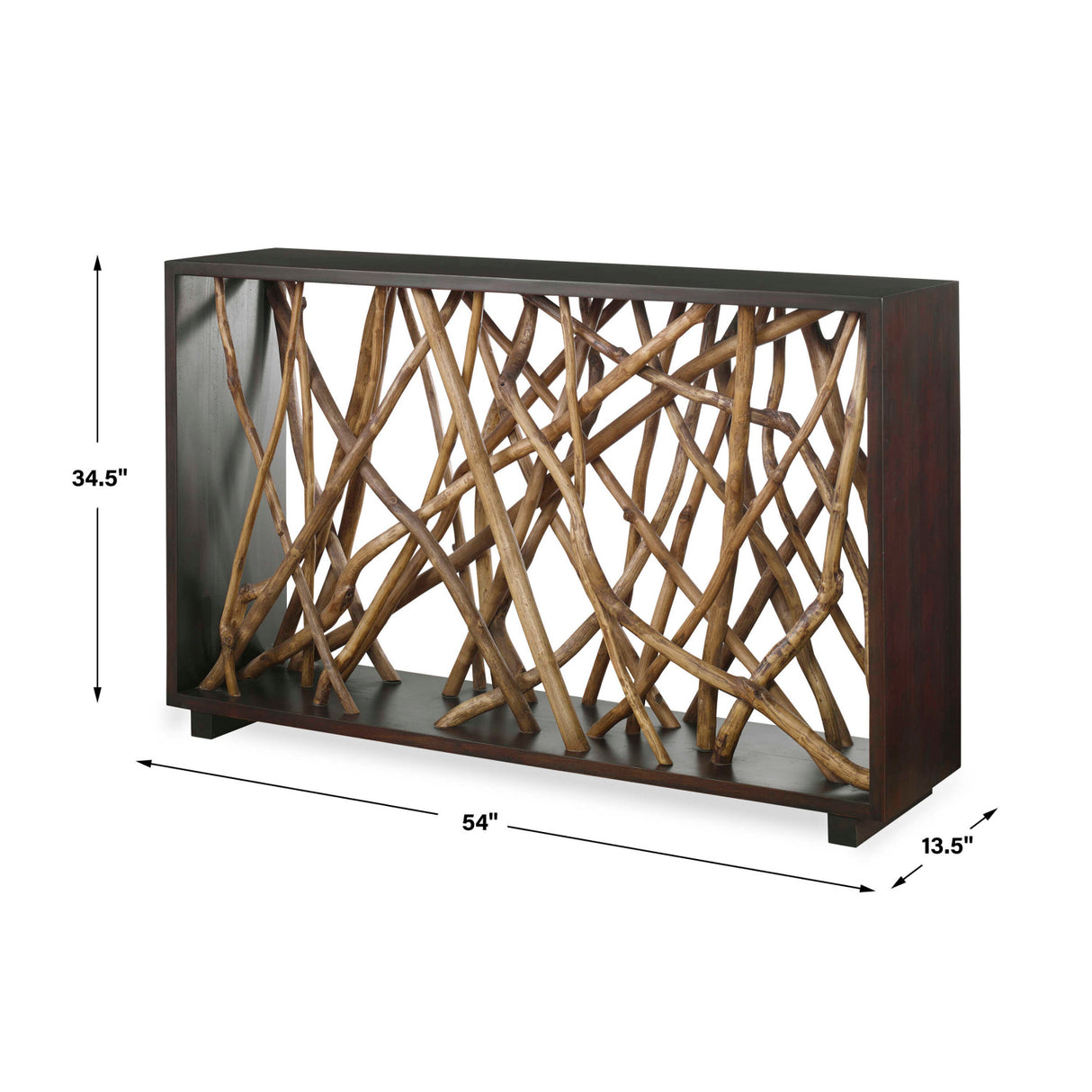 Modern European furniture - Teak Branches Console Table - www.oroa.com | Oroa.com