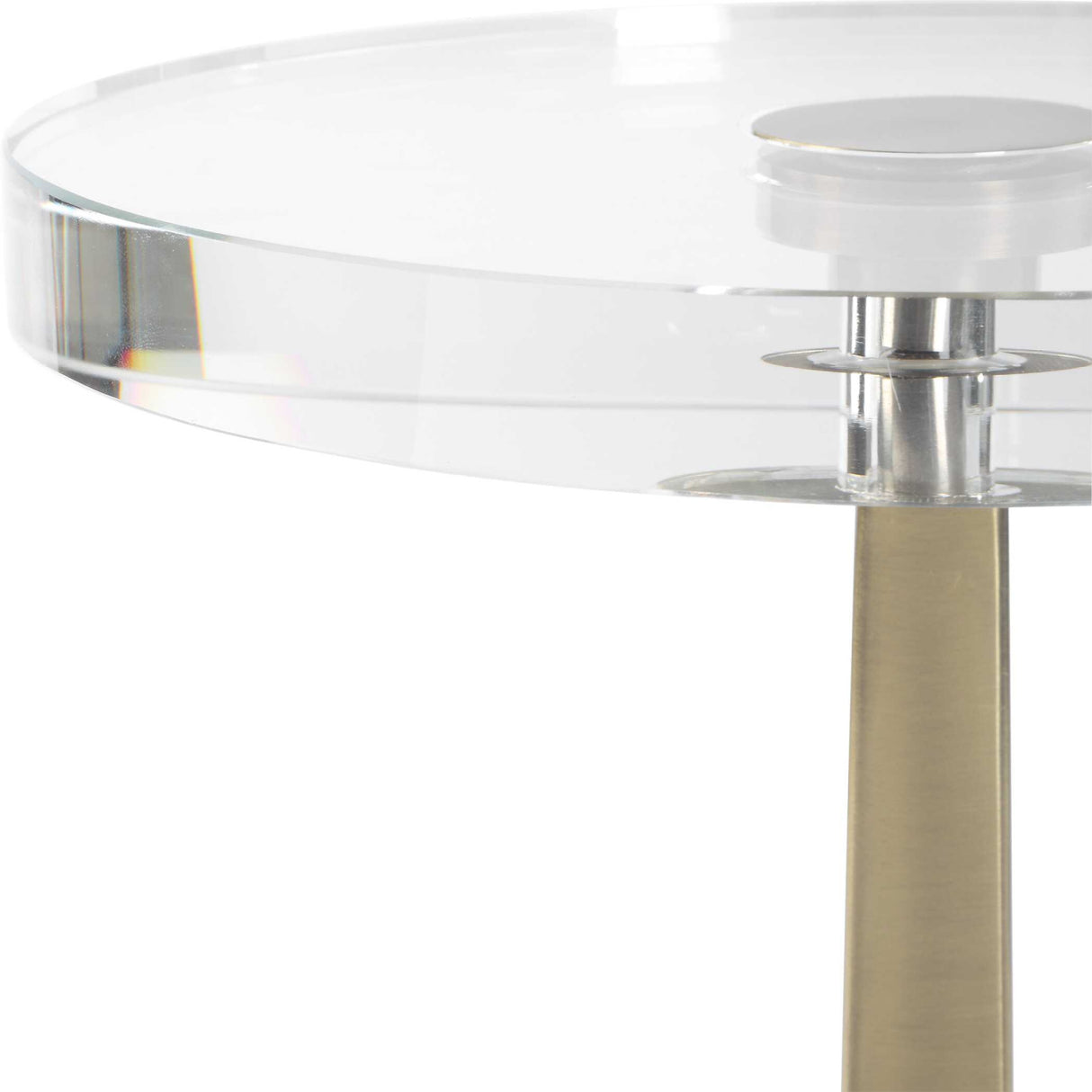 Modern European furniture - Round Crystal Drink Table - www.oroa.com | Oroa.com