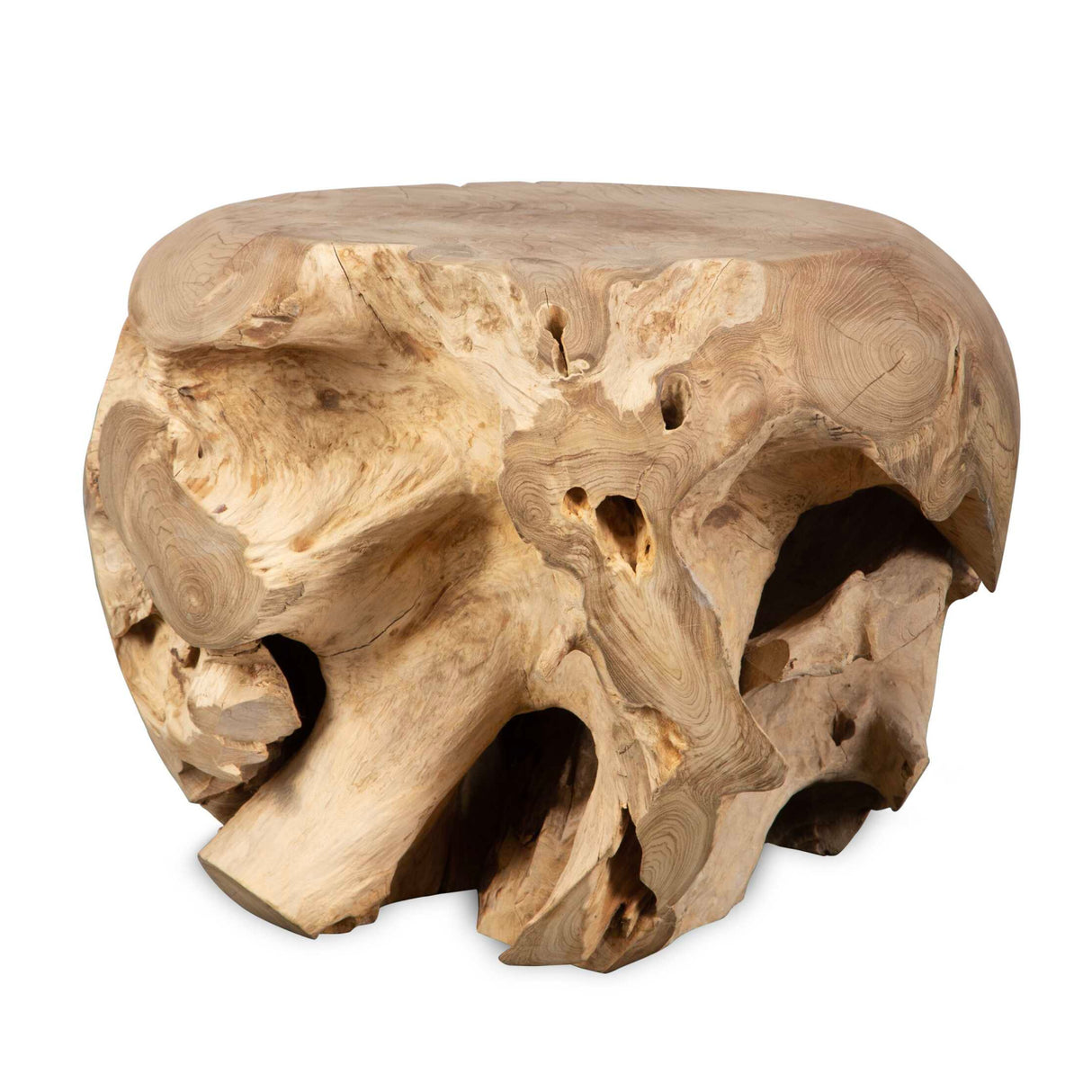 Organic Bleached Teak Side Table | Oroa.com