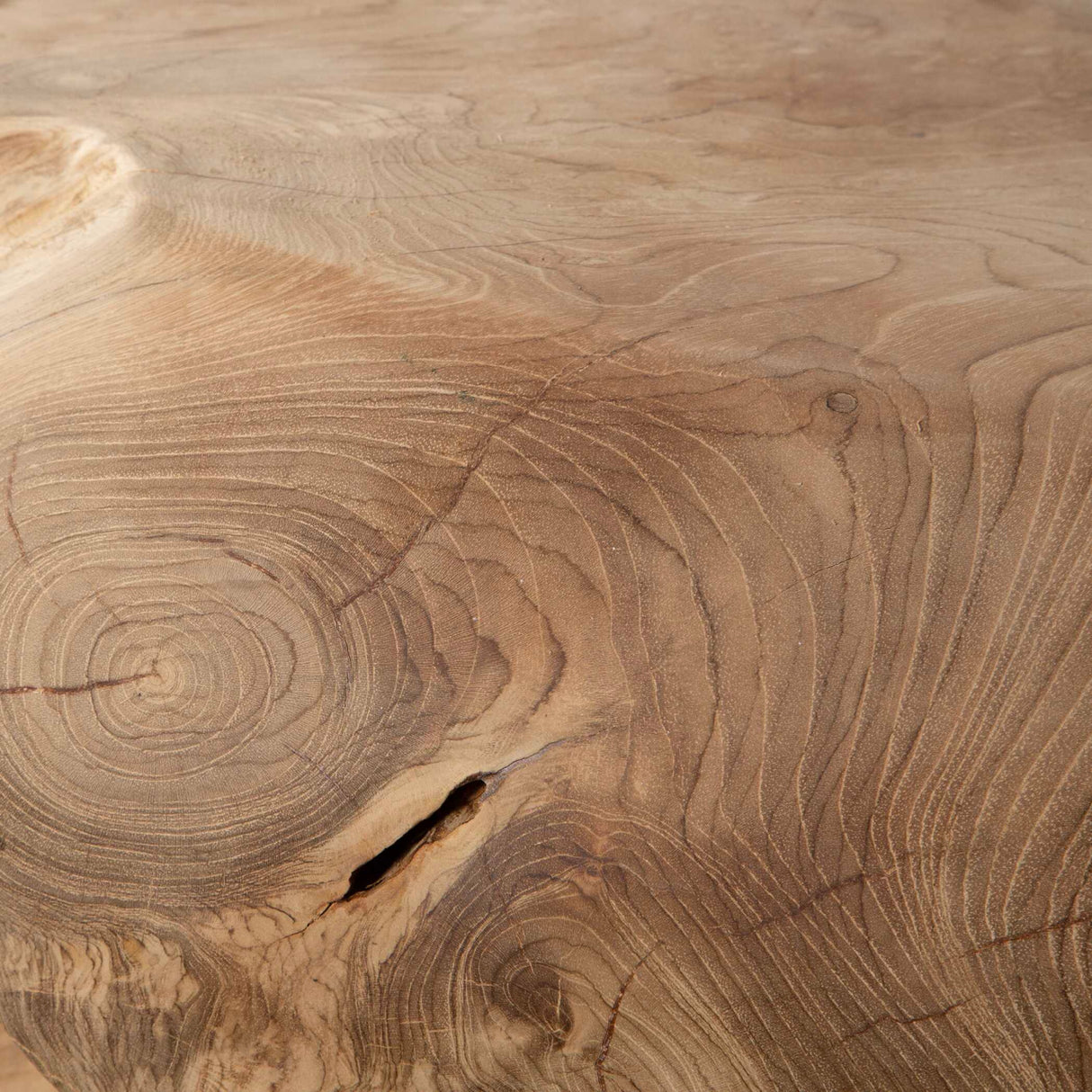 Organic Bleached Teak Side Table | Oroa.com