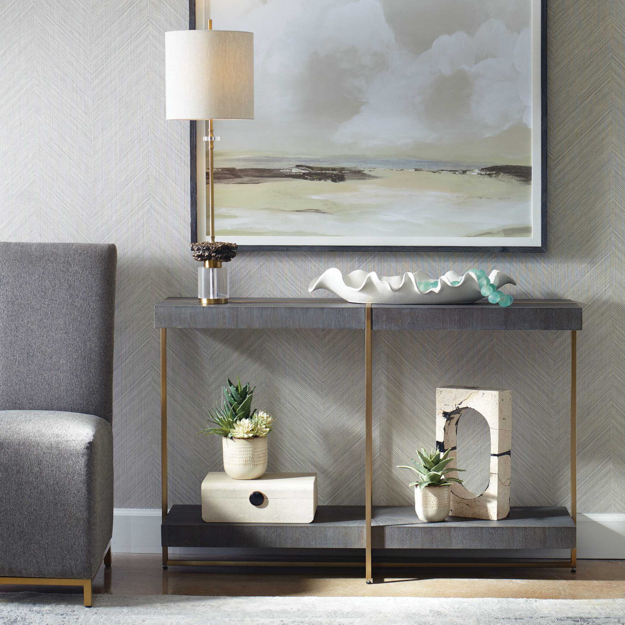Starburst Acacia Console Table | Oroa.com