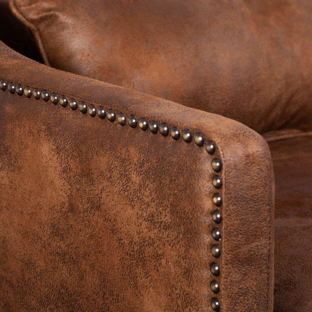 Modern European furniture - Brown Leather Armchair - www.oroa.com | Oroa.com