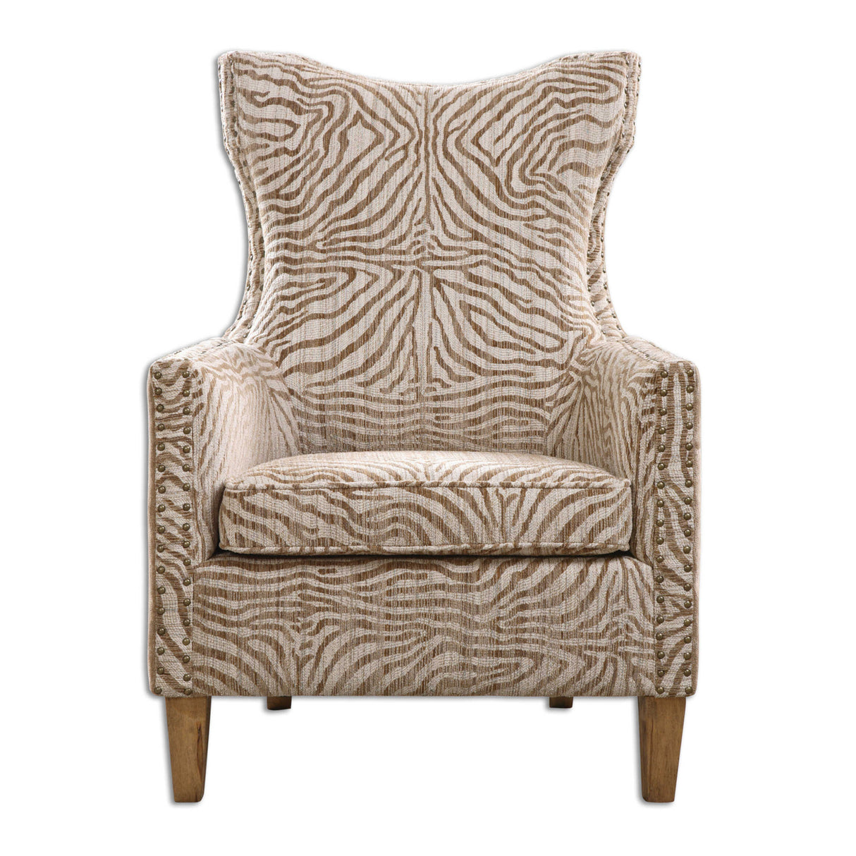 Modern European furniture - Wingback Beige Lounge Armchair - www.oroa.com | Oroa.com