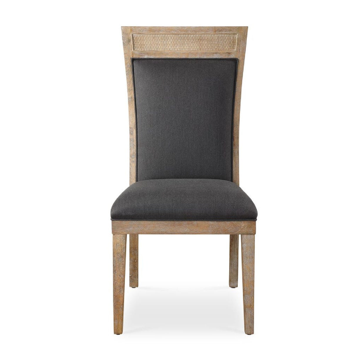 Modern European furniture - Rustic Gray Fabric Dining Chair - www.oroa.com | Oroa.com