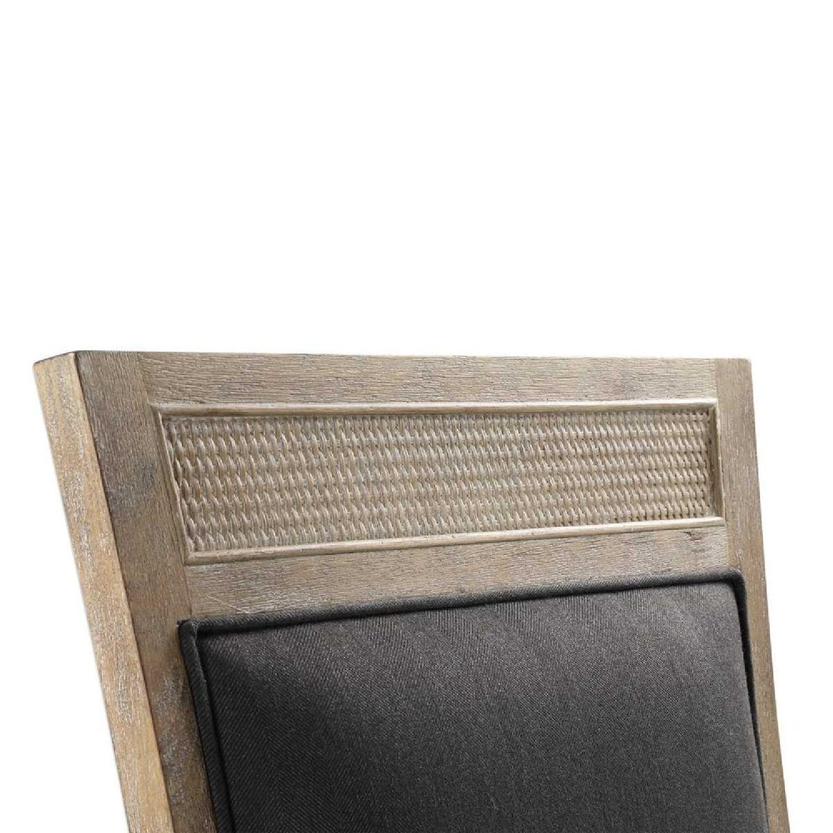 Modern European furniture - Rustic Gray Fabric Dining Chair - www.oroa.com | Oroa.com