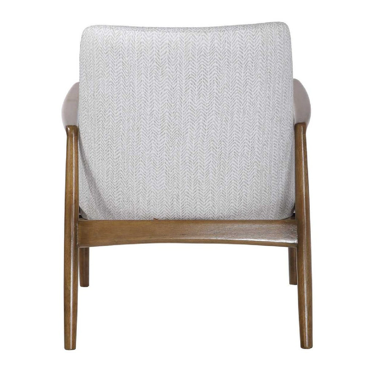 Modern European furniture - White Fabric Scandinavian Accent Chair - www.oroa.com | Oroa.com