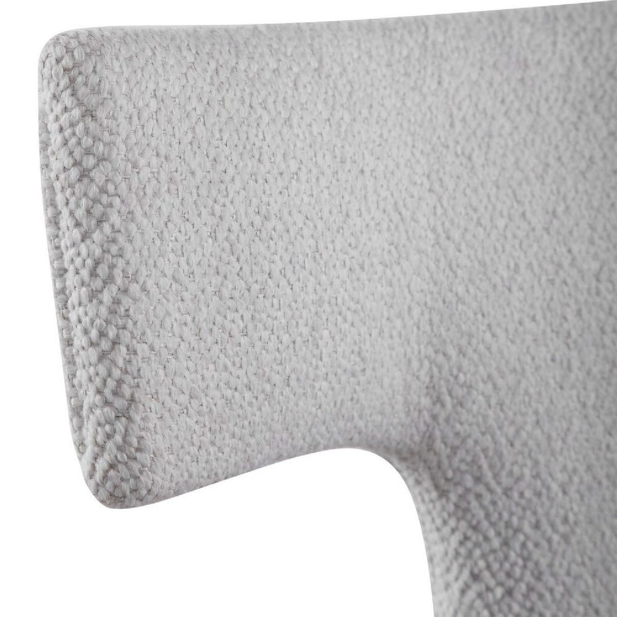 White Fabric Mid-Century Accent Chairs (2) | Oroa.com