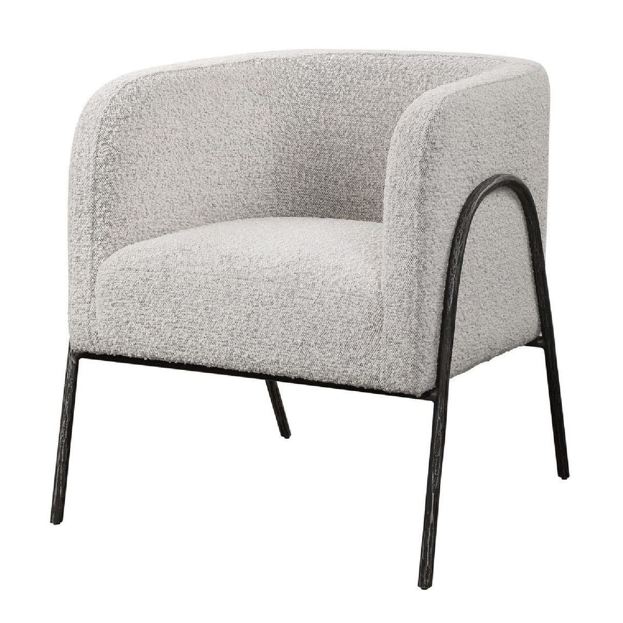 Barrel-Back Scandinavian Accent Chair | Oroa.com