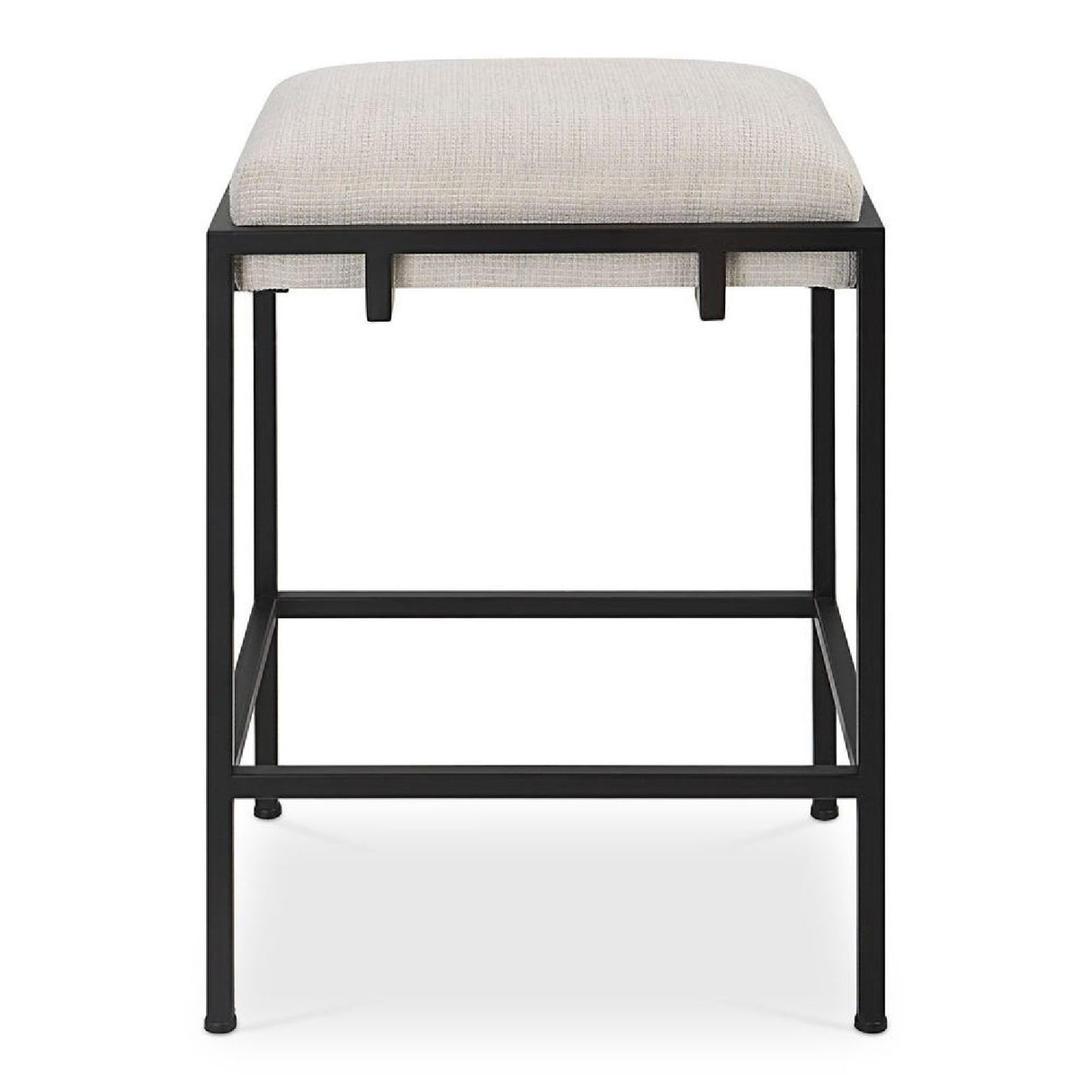 Modern European furniture - White Fabric Seat Counter Stool - www.oroa.com | Oroa.com