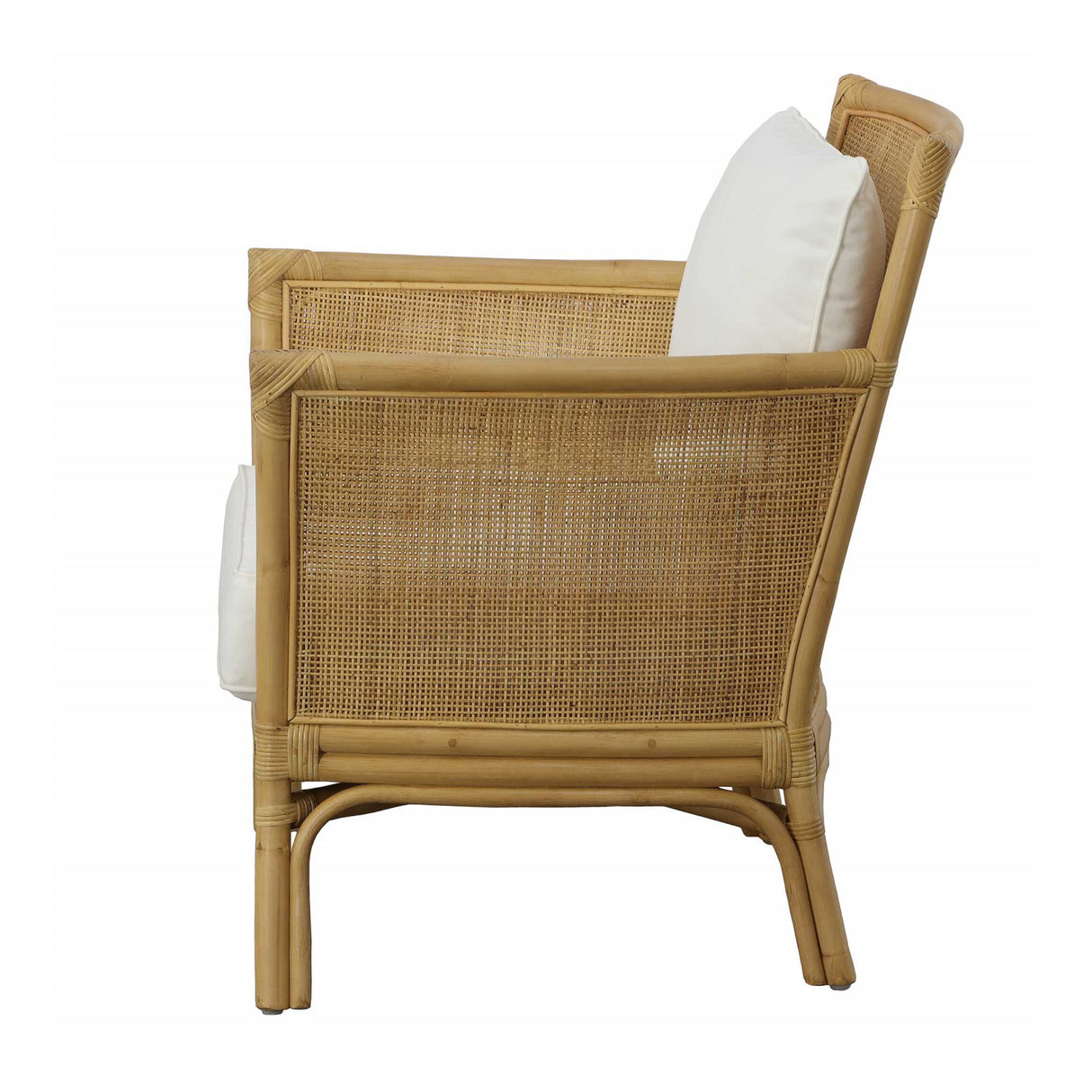 Modern European furniture - Cushioned Rattan Accent Chair - www.oroa.com | Oroa.com
