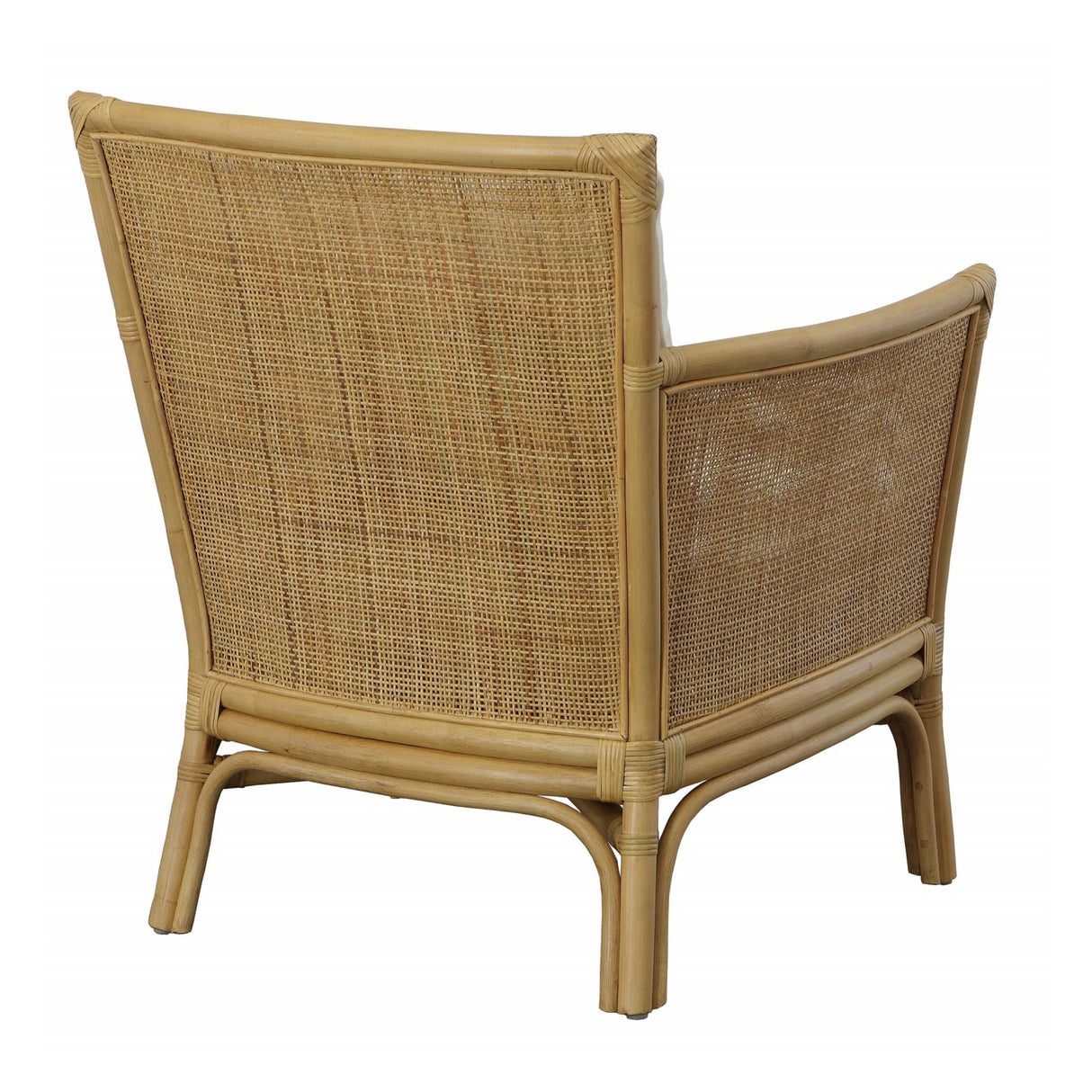 Modern European furniture - Cushioned Rattan Accent Chair - www.oroa.com | Oroa.com