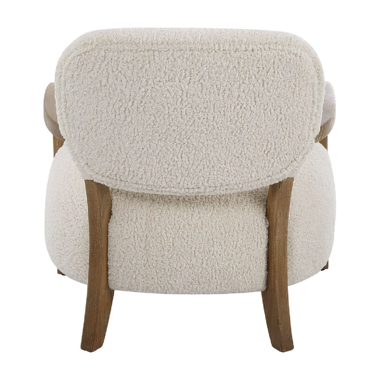 Modern European furniture - Cream Shearling Accent Chair - www.oroa.com | Oroa.com