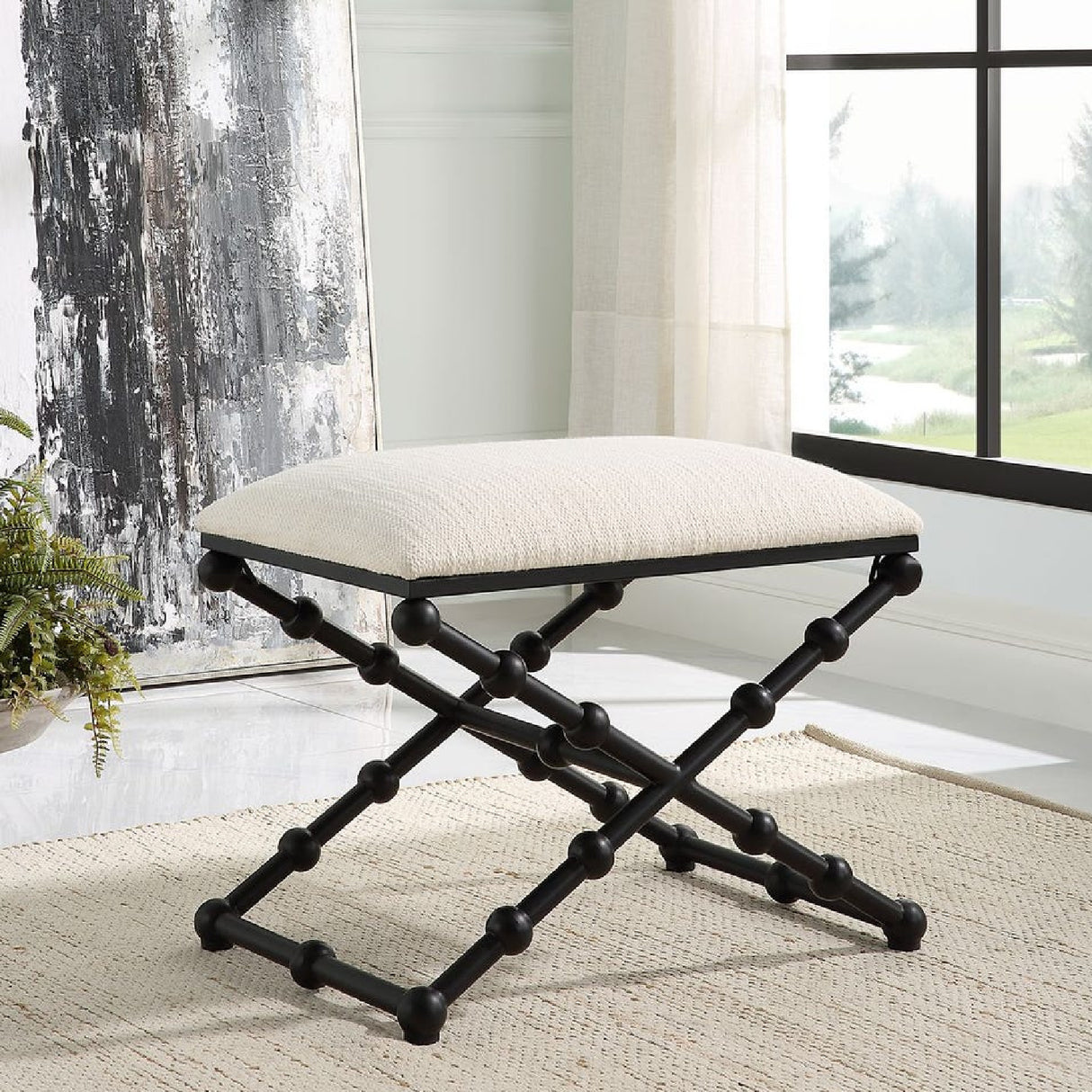Modern European furniture - White Seat Bench S - www.oroa.com | Oroa.com