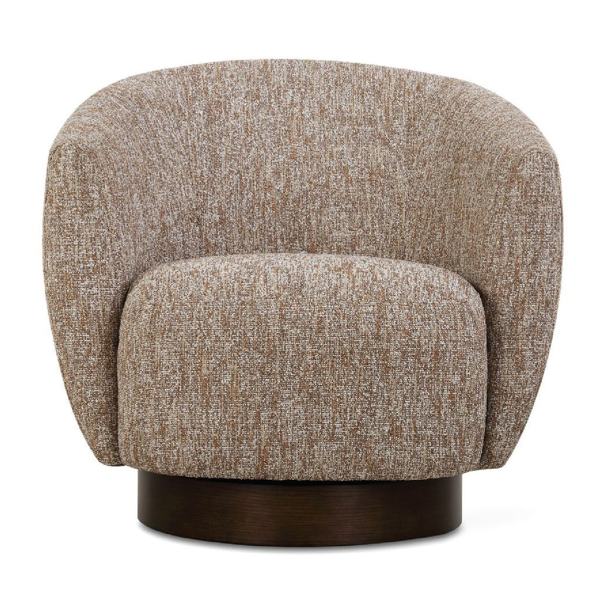 Modern European furniture - Brown Barrel Swivel Chair - www.oroa.com | Oroa.com
