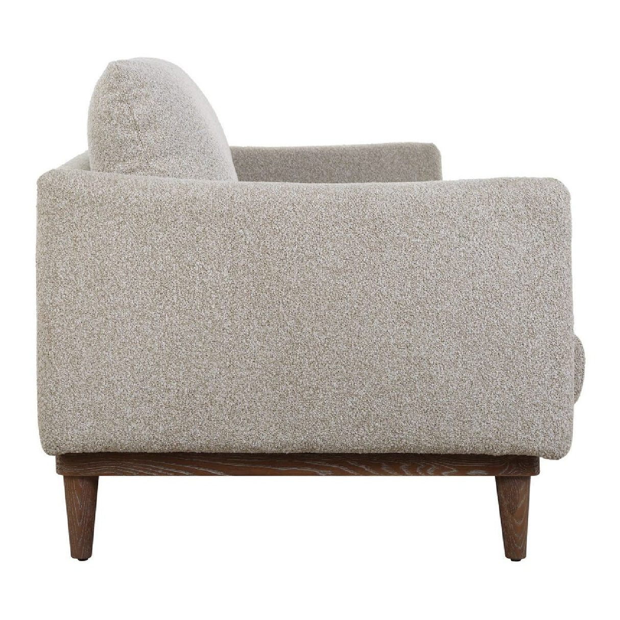 Modern European furniture - Beige Boucle Sofa - www.oroa.com | Oroa.com