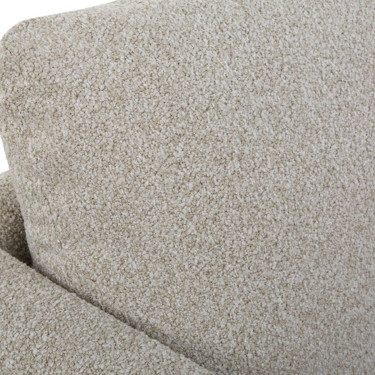 Modern European furniture - Beige Boucle Sofa - www.oroa.com | Oroa.com