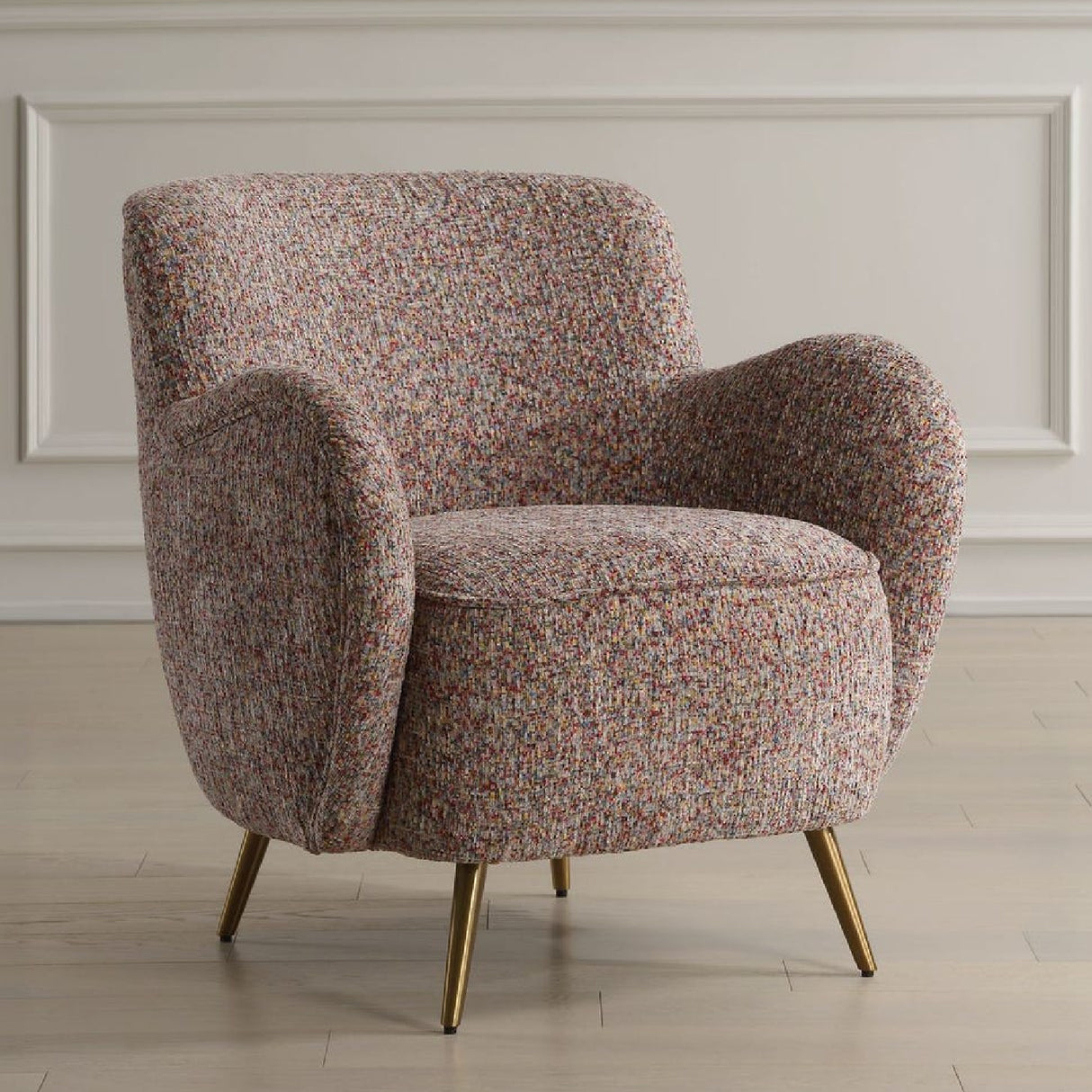 Modern European furniture - Textured Chenille Accent Chair - www.oroa.com | Oroa.com