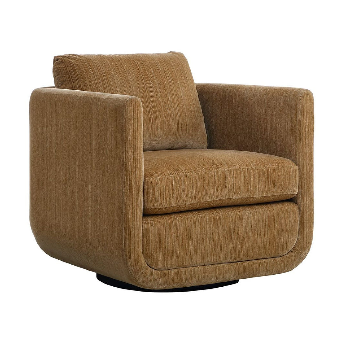Chenille Rounded Swivel Chair | Oroa.com