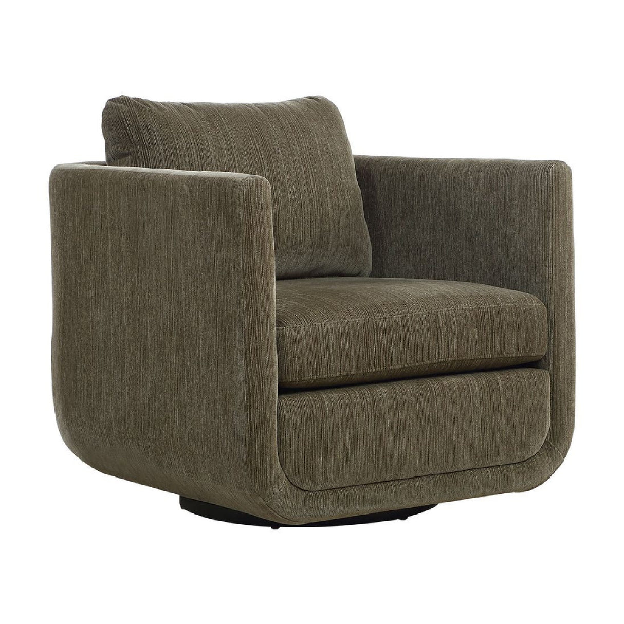 Chenille Rounded Swivel Chair | Oroa.com