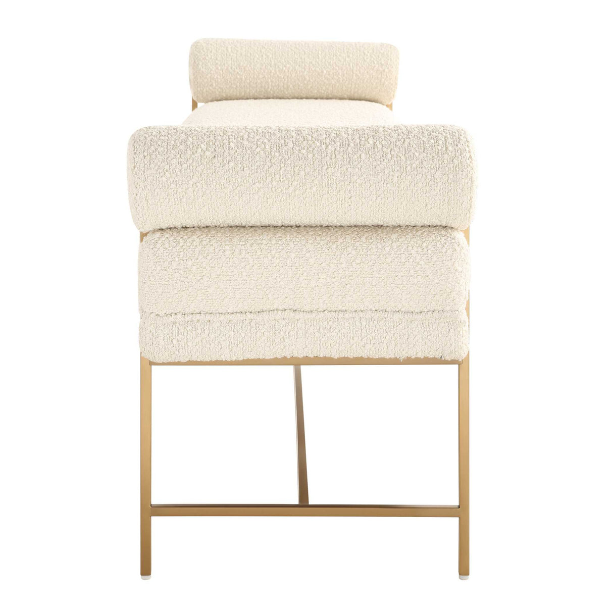 Modern European furniture - White Sheepskin Swivel Ottoman - www.oroa.com | Oroa.com
