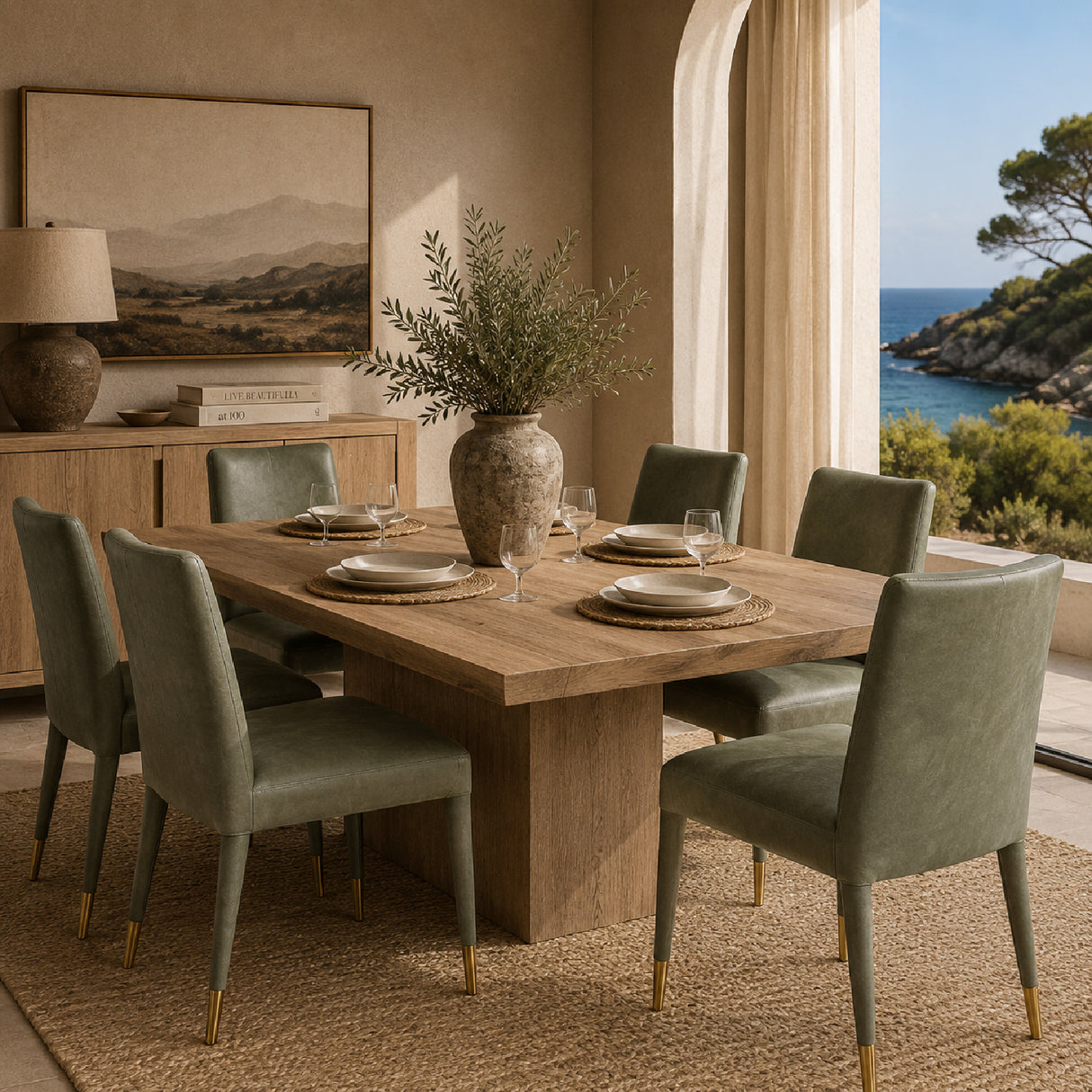 Upholstered Dining Chair Set (2) | Oroa.com