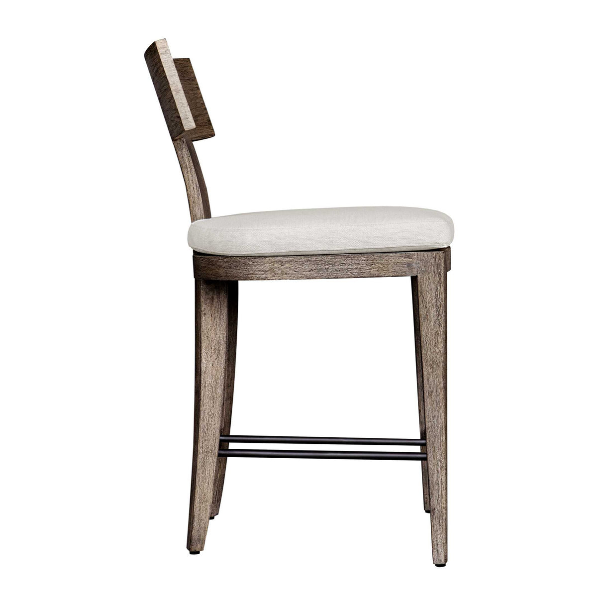 Modern European furniture - Mahogany T-Shaped Outdoor Counter Stool - www.oroa.com | Oroa.com